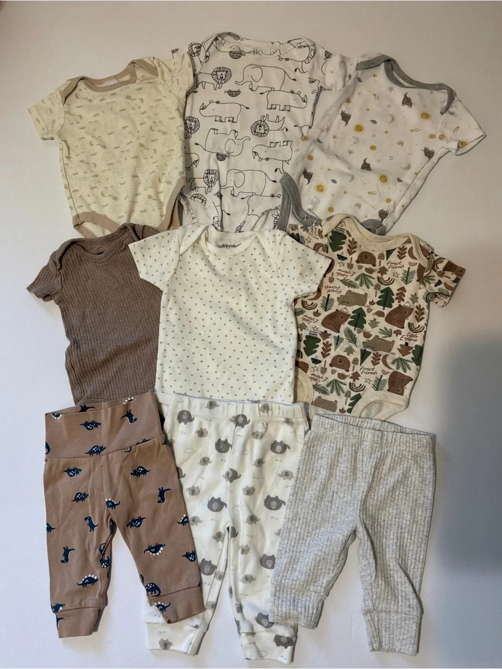 20 Piece Baby Boy Summer Clothing Bundle 3 mo & 3-6 month